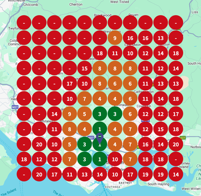 local search grid